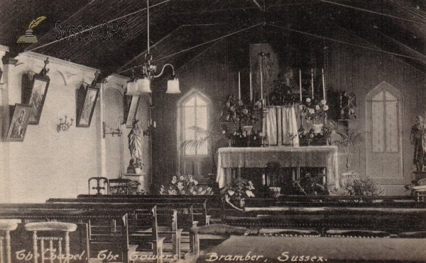 Bramber, Interior of the chapel at 'The Towers'