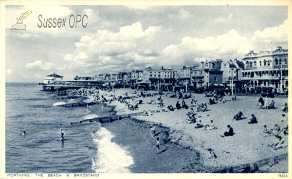 Image of Worthing - Beach & Bandstand