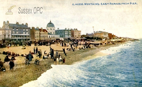 Image of Worthing - East Parade from the Pier