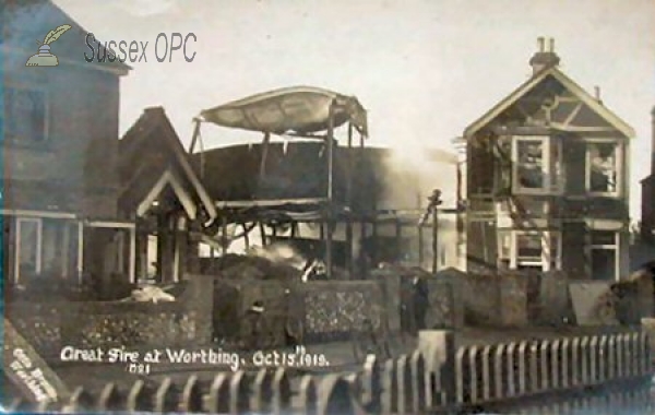 Image of Worthing - Great Fire, October 15th 1919