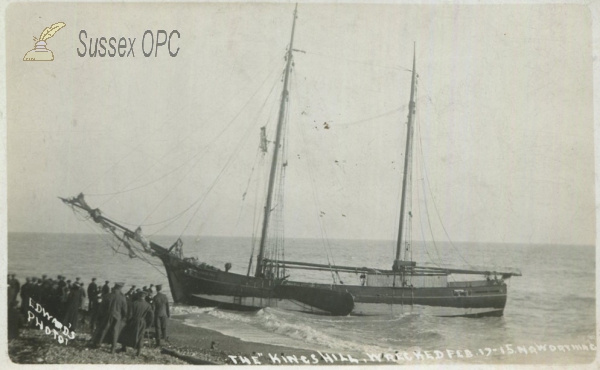 Image of Worthing - Wreck of the 'Kings HILL'