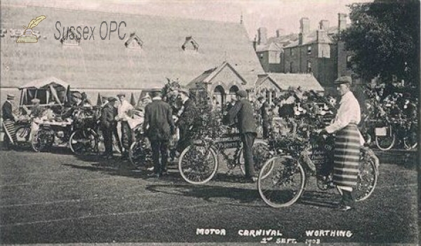 Image of Worthing - Motor Carnival (2nd September 1908)