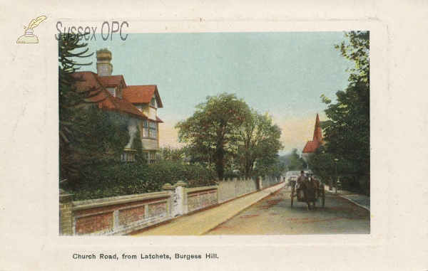 Image of Burgess Hill - Church Road from Latchets