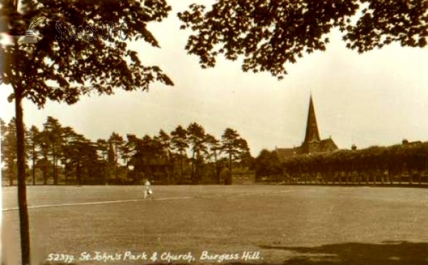 Image of Burgess Hill - St John's Church & Park