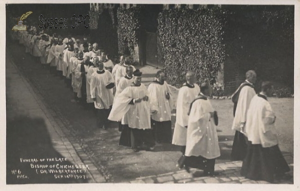 Chichester - Funeral of Bishop Wilberforce - 14 Sep 1907