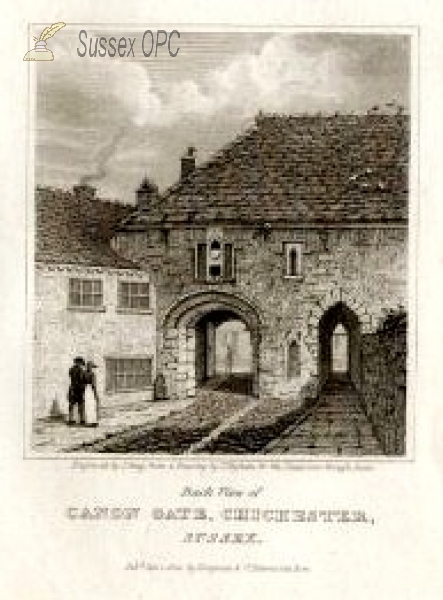 Image of Chichester - Canon Gate - looking through to South Street