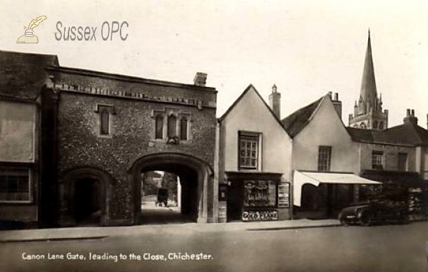 Image of Chichester - Canon Lane Gate