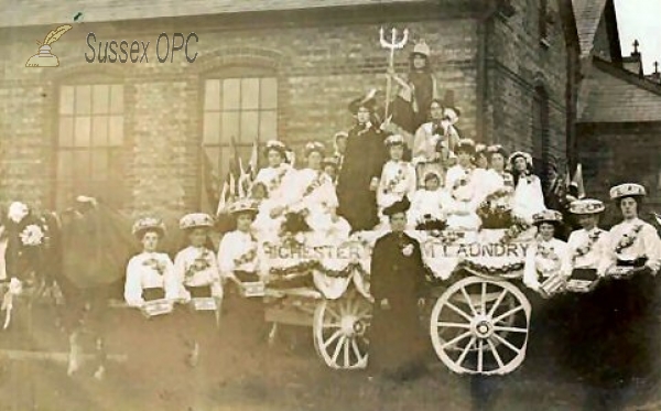 Image of Chichester - Carnival, Laundry Float