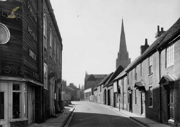 Image of Chichester - Chapel Street showing Cathedral