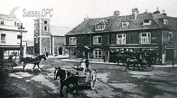 Image of Chichester - Eastgate Square & St Pancras Church