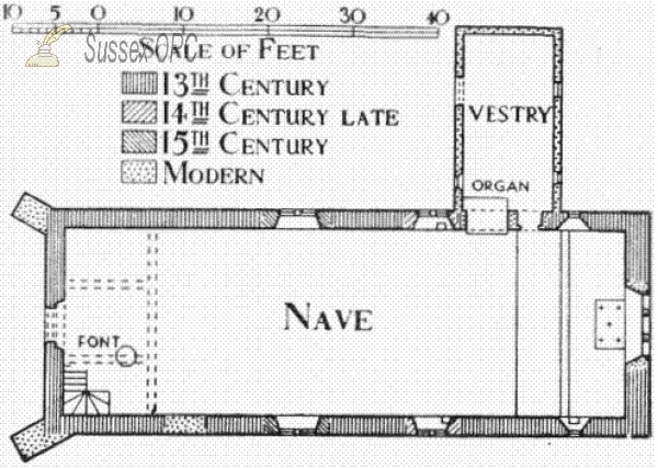 Chichester - St Andrew's Church (Plan)