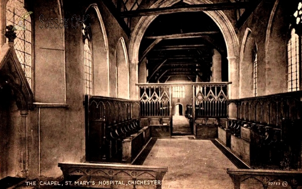 Image of Chichester - St Mary's Hospital (Chapel interior)