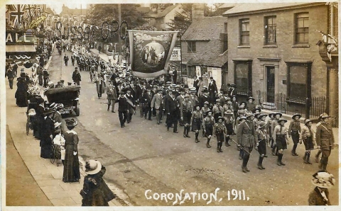 Image of East Grinstead - Coronation Procession (1911)