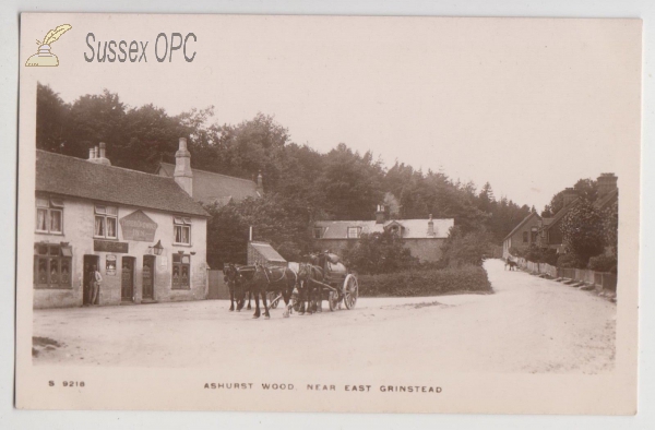 Image of Ashurst Wood - Street Scene (Three Crowns Inn)