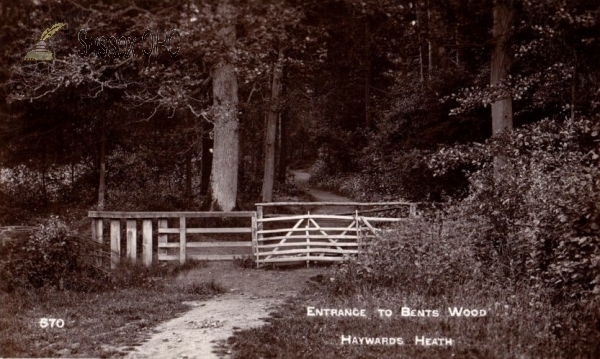 Image of Haywards Heath - Entrance to Bents Wood