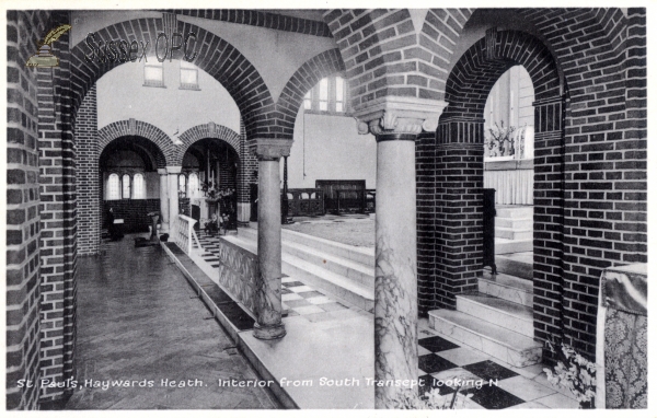 Image of Haywards Heath - St Paul's Church (Interior looking north from south transept)