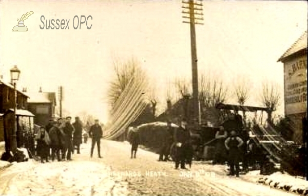 Image of Haywards Heath - Telephone Disaster - 8th January 1908