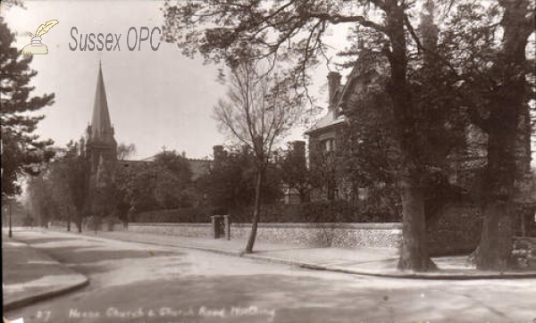 Image of Heene - Church Road & St Botolph's Church
