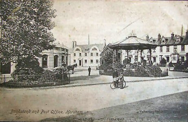 Image of Horsham - Bandstand & Post Office