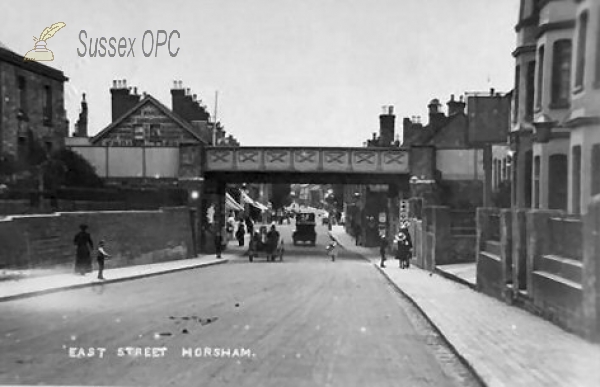 Image of Horsham - East Street & Railway Bridge