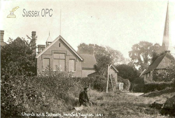Image of Horsted Keynes - The School & St Giles Church
