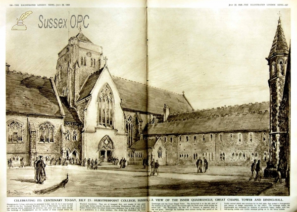 Image of Hurstpierpoint - St John's College Chapel & Quadrangle