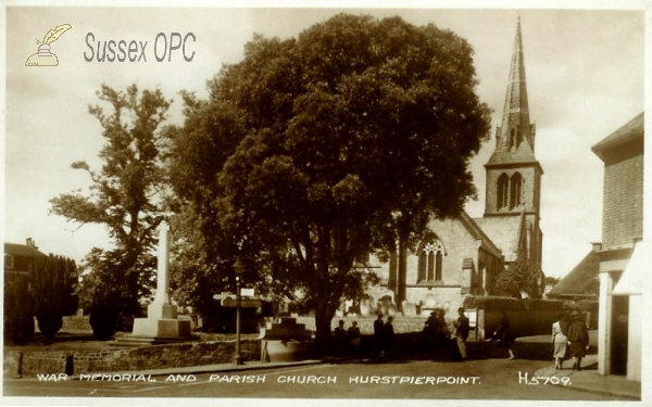 Image of Hurstpierpoint - War memorial & parish church