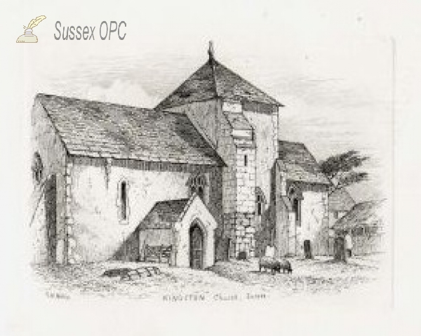 Image of Kingston Buci - St Julian's Church c.1851