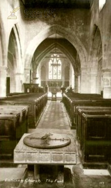Image of Lancing - St James Church - The font