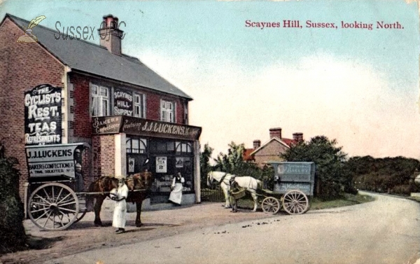 Image of Scaynes Hill - Lewes Road looking north