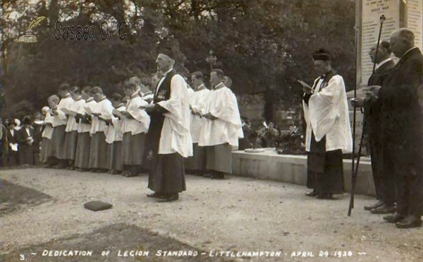 Image of Littlehampton - Dedication of Legion Standards (War Memorial)
