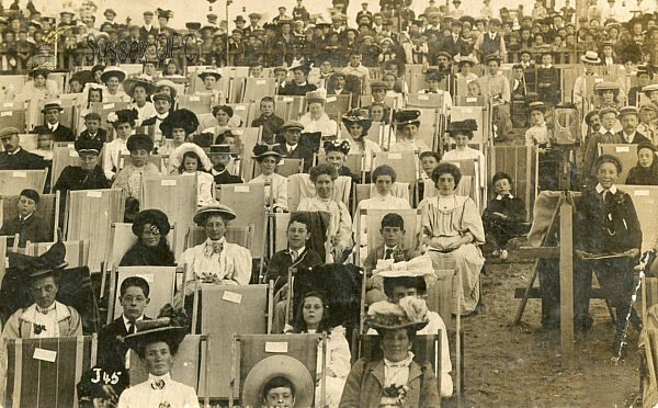 Image of Littlehampton - Crowd in Deckchairs
