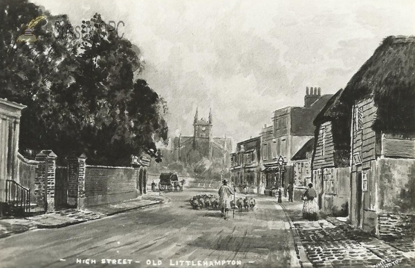 Image of Littlehampton - High Street & St Mary's Church