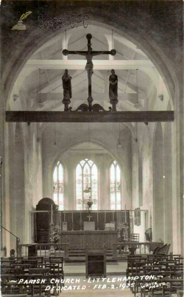 Littlehampton - St Mary's Church Dedication (Interior)