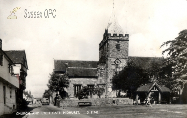 Image of Midhurst - Church & Lych Gate