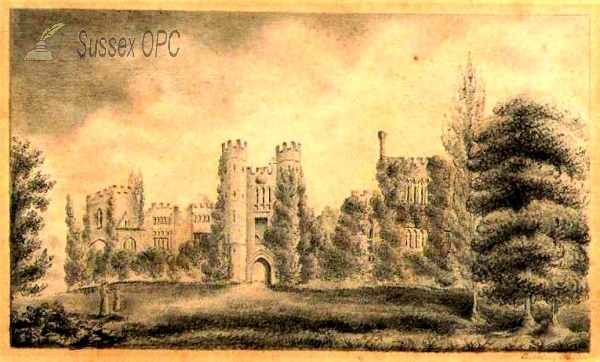 Image of Midhurst - The Ruins of Cowdray House by J W Whatman
