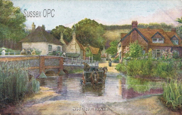 Image of Shoreham - Bridge & Houses
