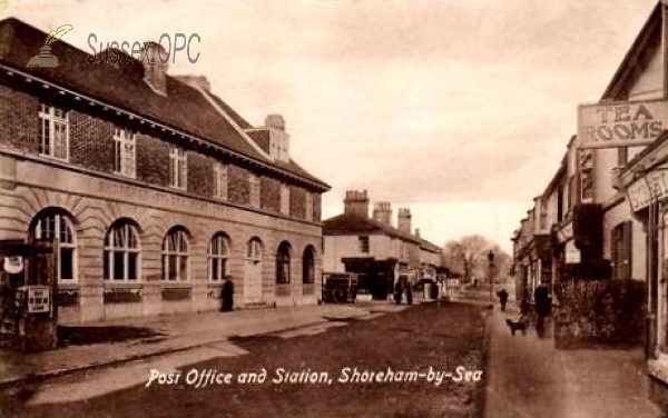 Image of Shoreham - Post Office & Railway Station
