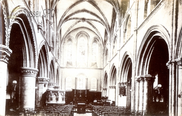 Image of New Shoreham - St Mary de Haura Church (interior)