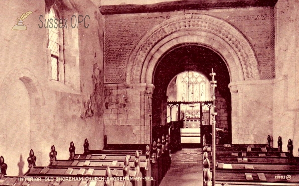 Image of Old Shoreham - St Nicolas Church (Interior)