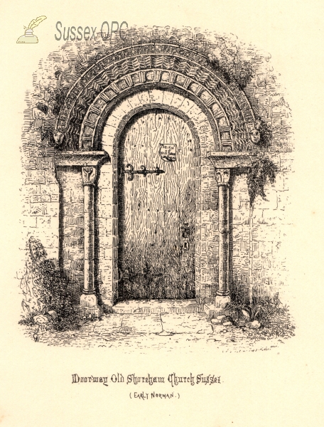 Image of Old Shoreham - St Nicolas Church (Doorway)