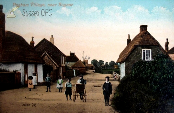 Image of Pagham - The Village showing the Windmill
