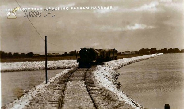 Image of Pagham - Selsey Tram Crossing the Harbour