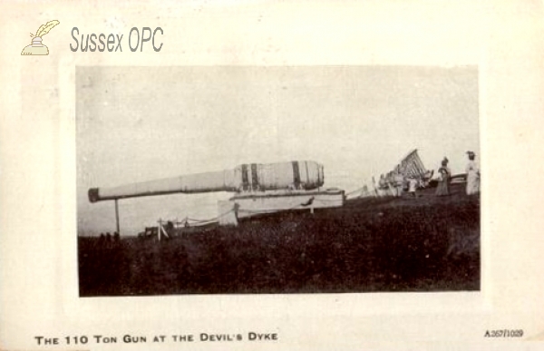 Image of Devils Dyke - The 110 ton gun
