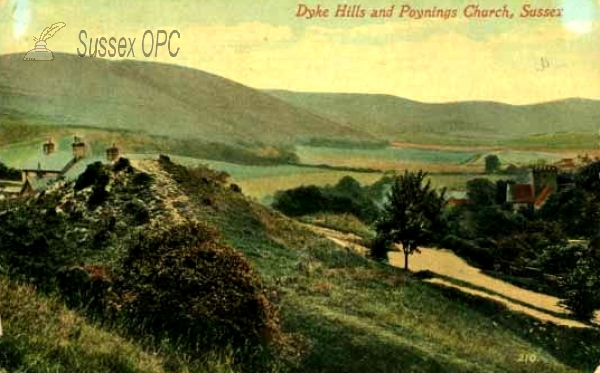 Poynings - Dyke Hills & Holy Trinity Church