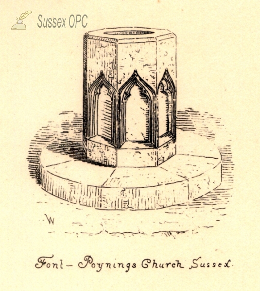 Image of Poynings - Holy Trinity Church (Font)