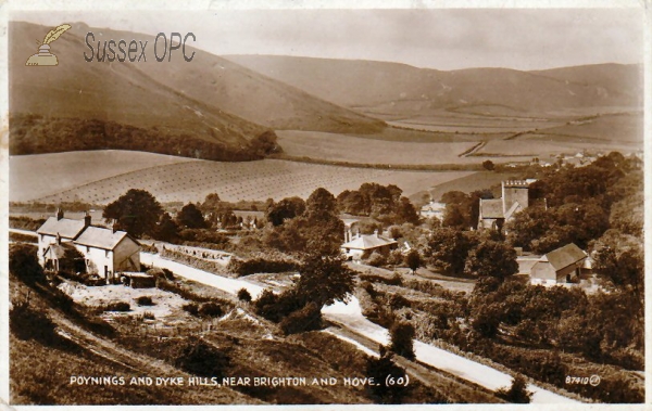 Poynings - The Village & Dyke Hills