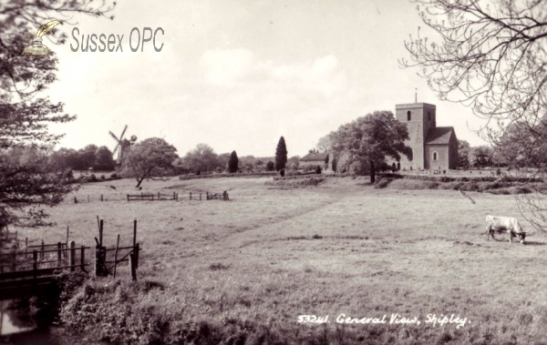 Image of Shipley - St Mary's Church & Windmill