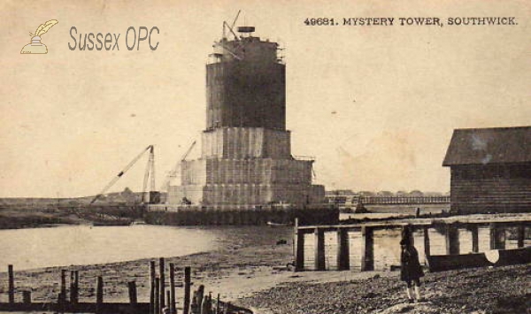 Image of Southwick - The power station under construction