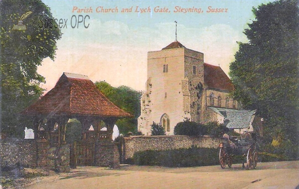 Image of Steyning - St Andrew's Church & Lych Gate
